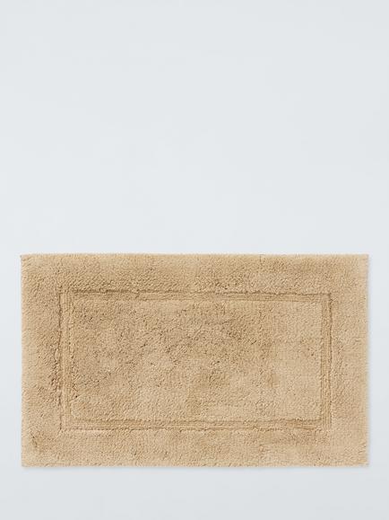 John Lewis Micro-Fresh Deep Pile Bath Mat, Camel