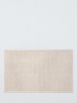 John Lewis Waffle Bath Mat, Putty