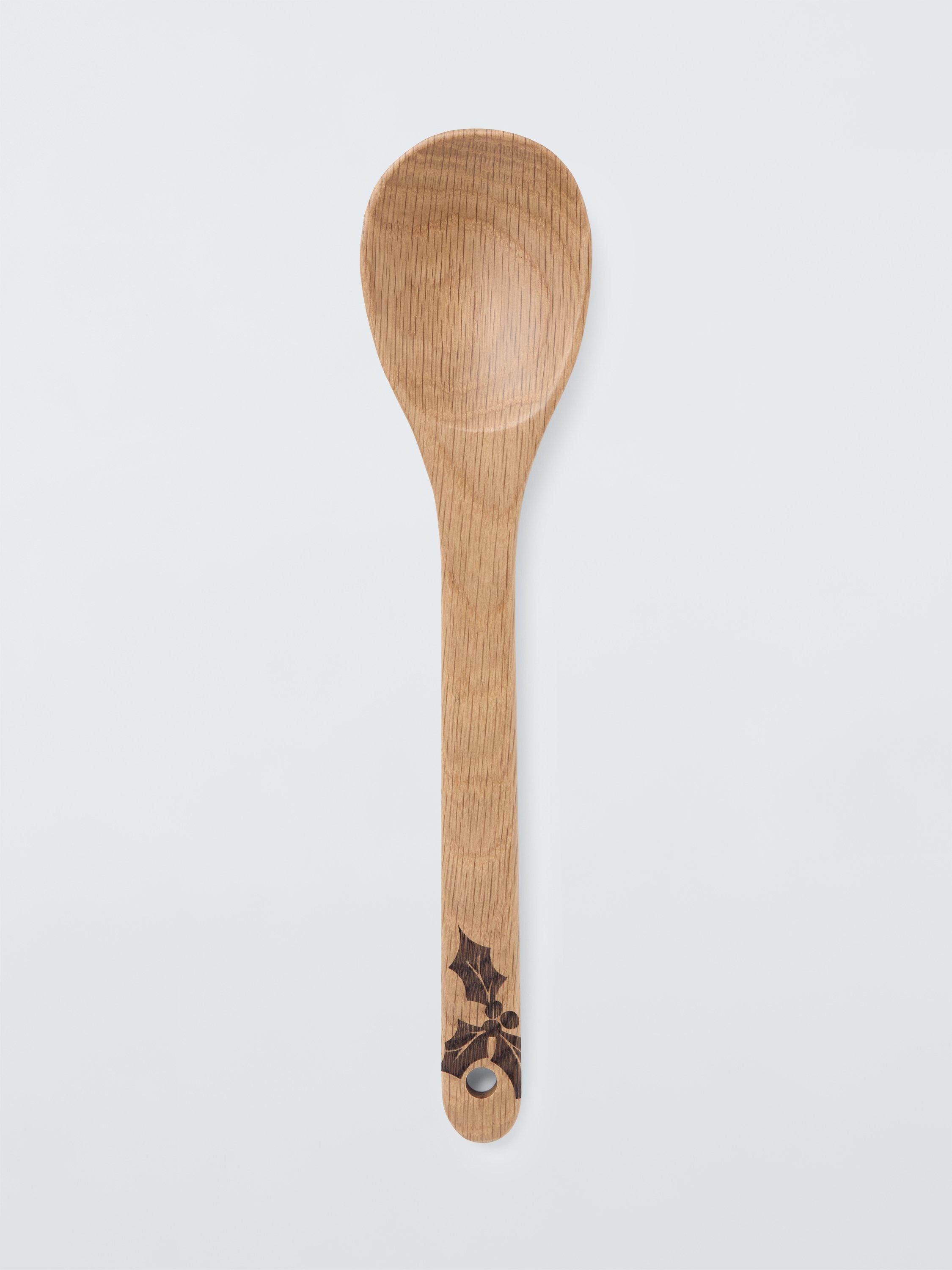 John Lewis Christmas Solid Spoon, FSC-Certfied (Oak Wood)