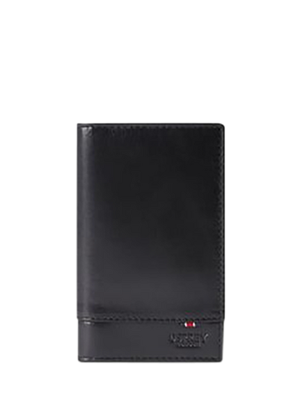 OSPREY LONDON The London Micro Dress Leather Wallet, Black