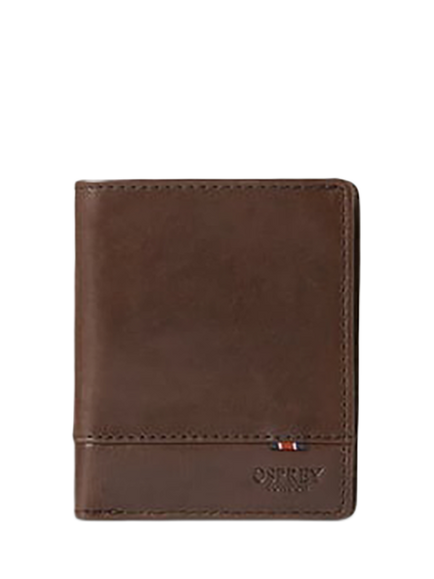 OSPREY LONDON The London Billfold Card Holder, Small, Chestnut