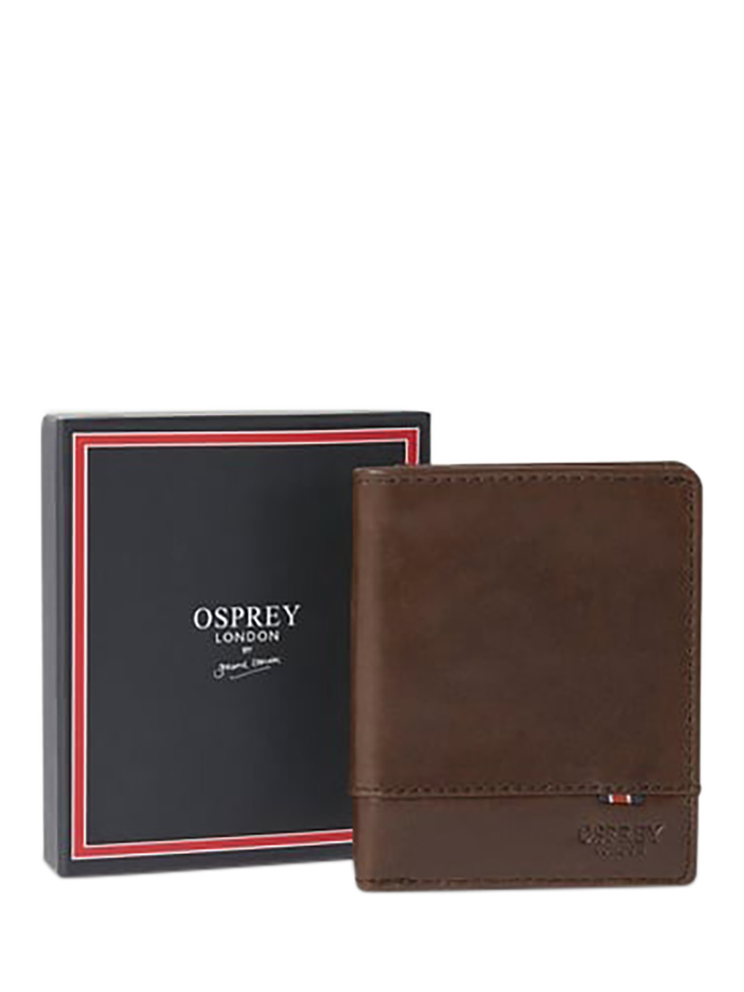 Product image 2 of 5, which shows OSPREY LONDON The London Billfold Card Holder, Small, Chestnut