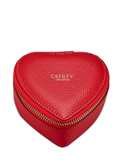 OSPREY LONDON The Tilly Leather Heart Gift Set - view 2, Light Red