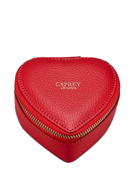OSPREY LONDON The Tilly Leather Heart Gift Set - view 2, Light Red