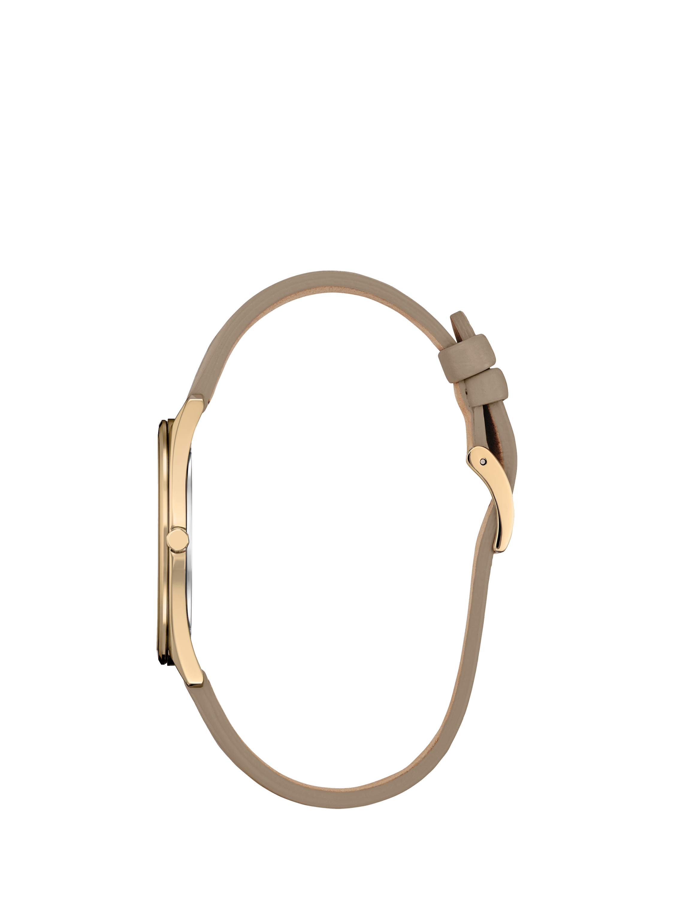 Product image 3 of 6, which shows Citizen Stiletto Women's Leather Strap Watch, Beige