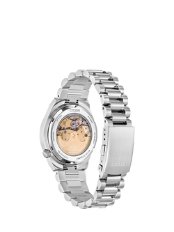 Citizen Unisex Tsuyosa NJ020 Automatic Bracelet Strap Watch - view 2, Silver/Blue