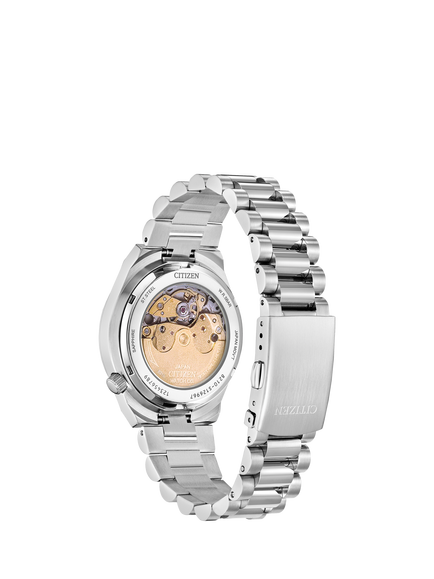 Citizen Unisex Tsuyosa NJ020 Automatic Bracelet Strap Watch - view 2, Silver/Blue