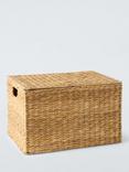John Lewis Bulrush Lidded Box, Natural, Large