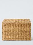 John Lewis Bulrush Lidded Box, Natural, Large