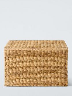 John Lewis Bulrush Lidded Box, Natural, Large - view 2, 