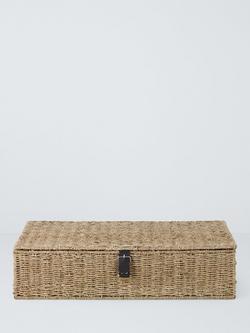 John Lewis Seagrass Under Bed Storage Basket, Natural - view 2, 