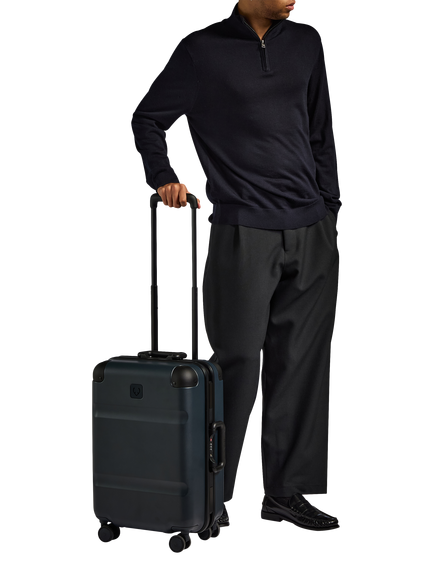 Antler Heritage Stripe 4-Wheel 55cm Cabin Case, 39L - view 2, Basalt