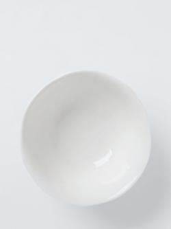 John Lewis Flora Bow Fine China Cereal Bowl, 15cm, Green - view 2, Green