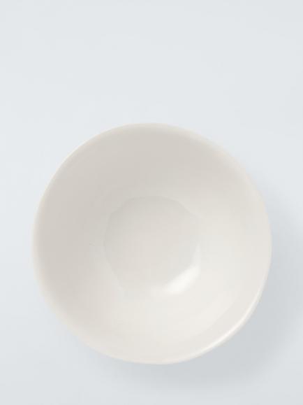 John Lewis Flora Bow Fine China Dip Bowl, Set of 2, 11cm, White - view 2, White