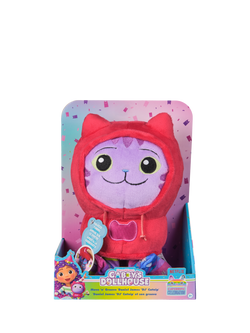 Gabby's Dollhouse Deluxe Move & Groove Daniel James DJ Catnip Plush Toy, Multi