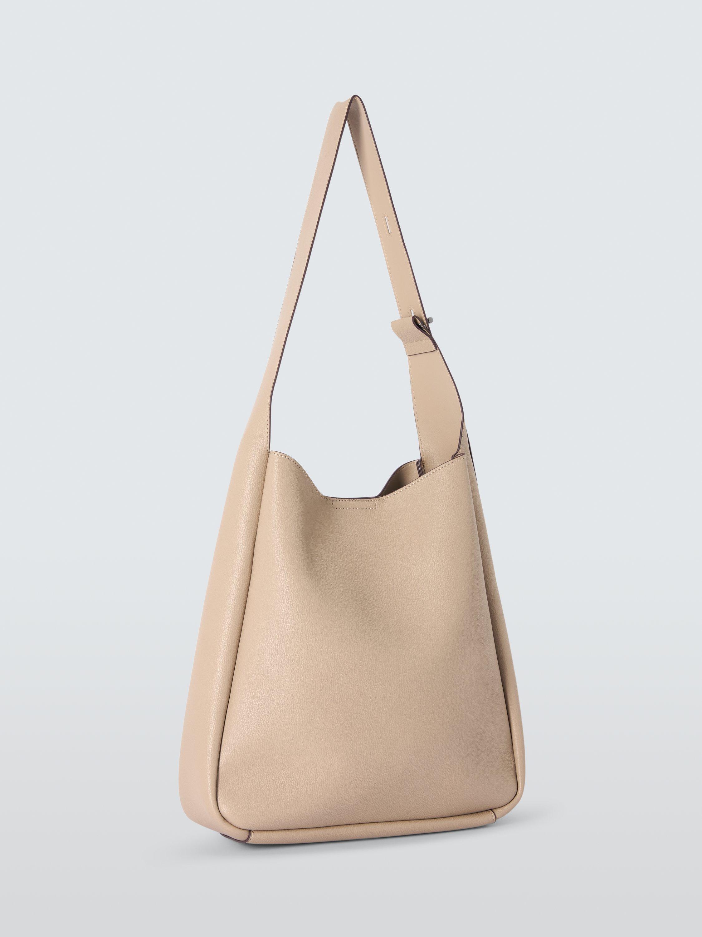 Product image 3 of 7, which shows John Lewis North South Hobo Bag, Mushroom