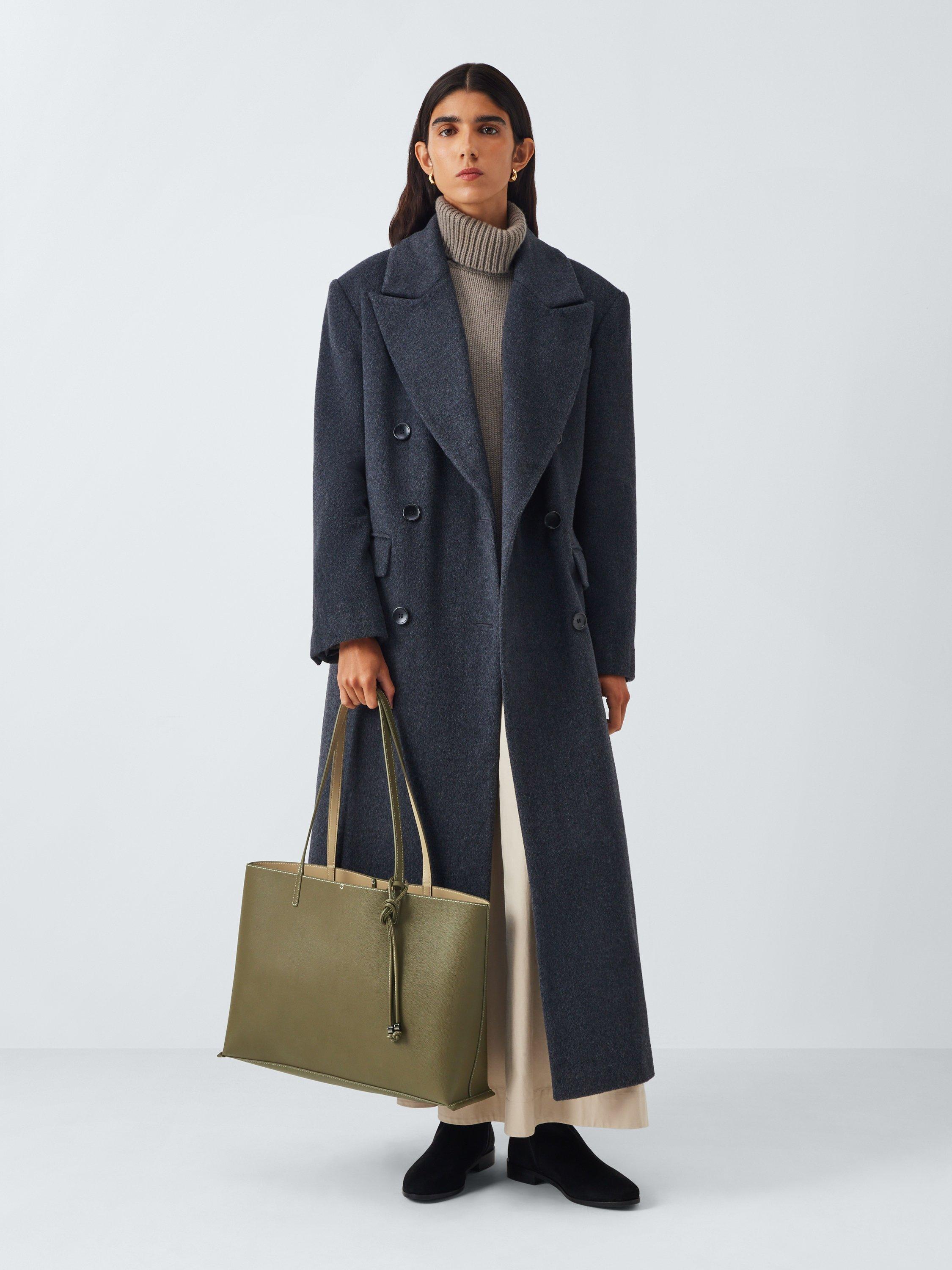 Product image 7 of 7, which shows John Lewis Reversible Open Top Tote Bag, Khaki/Mushroom