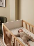 Snüz Cot/Cobtbed Bed Fitted Sheet, Sand Cloud
