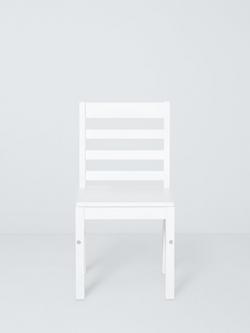 John Lewis Aran Toddler Chair, White - view 2, White