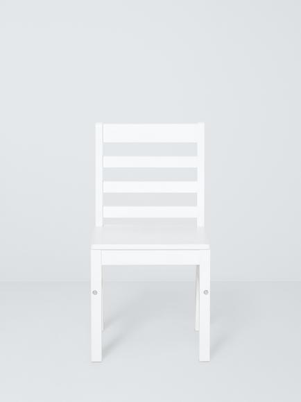 John Lewis Aran Toddler Chair, White - view 2, White
