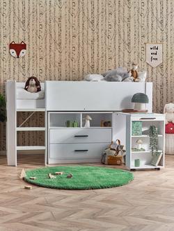 Julian Bowen Otis Mid Sleeper Bed, All White - view 2, All White