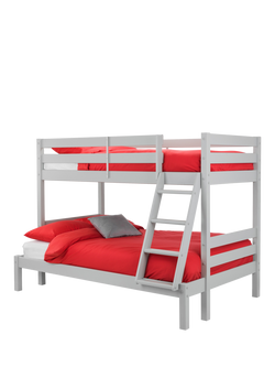 Julian Bowen Merlin Triple Sleeper Bunk Bed, Dove Grey