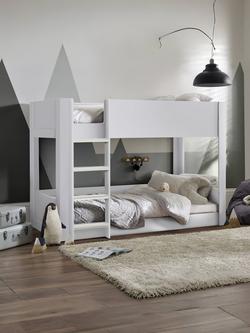 Julian Bowen Solomon Bunk Bed, White - view 2, White