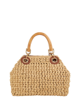 Dune Daiquri Raffia Grab Bag, Neutral