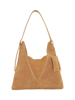Dune London Dearest Suede Tote Bag, Tan