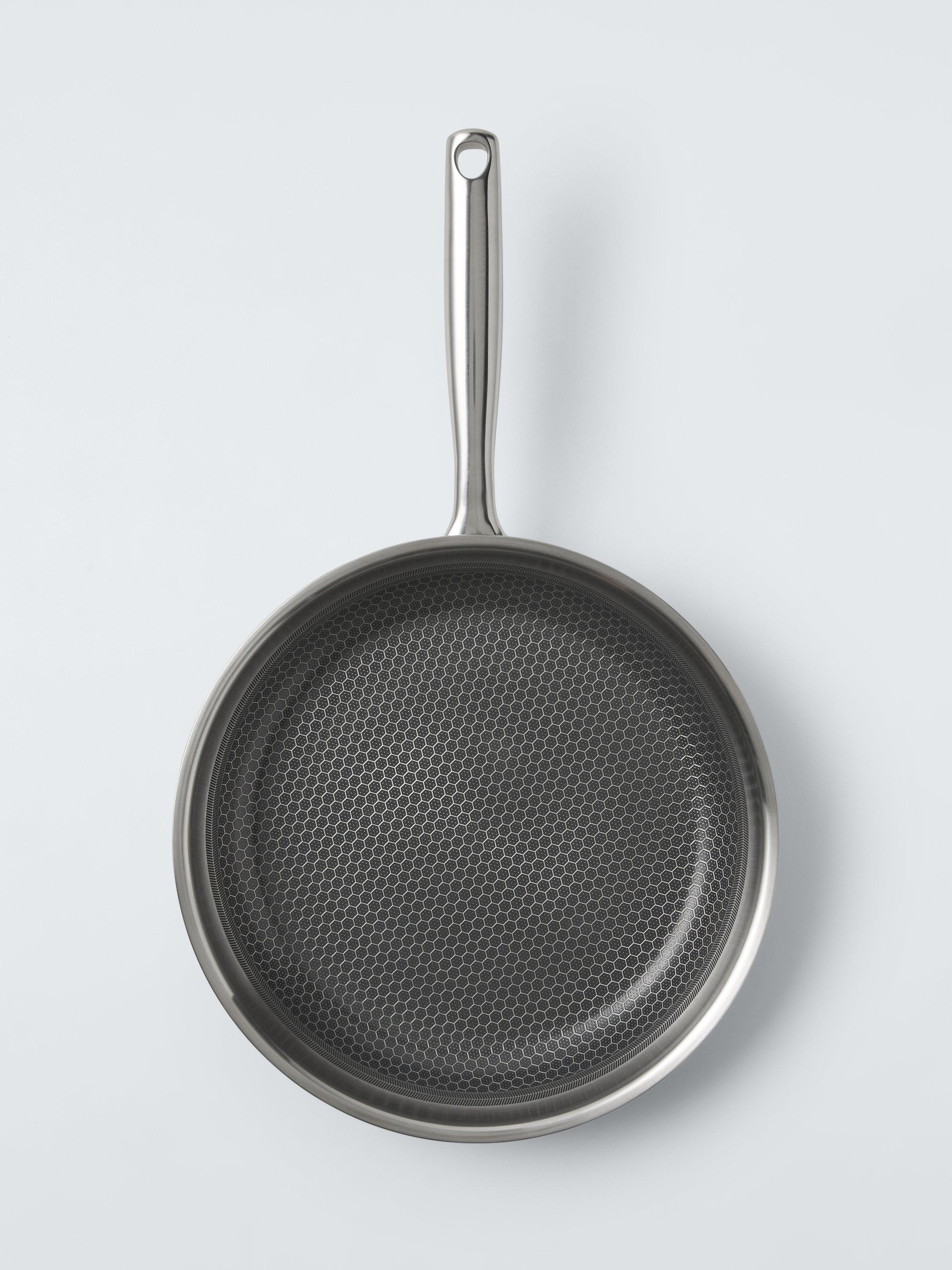 John Lewis Hybrid Stainless Steel Non-Stick Frying Pan, 28cm