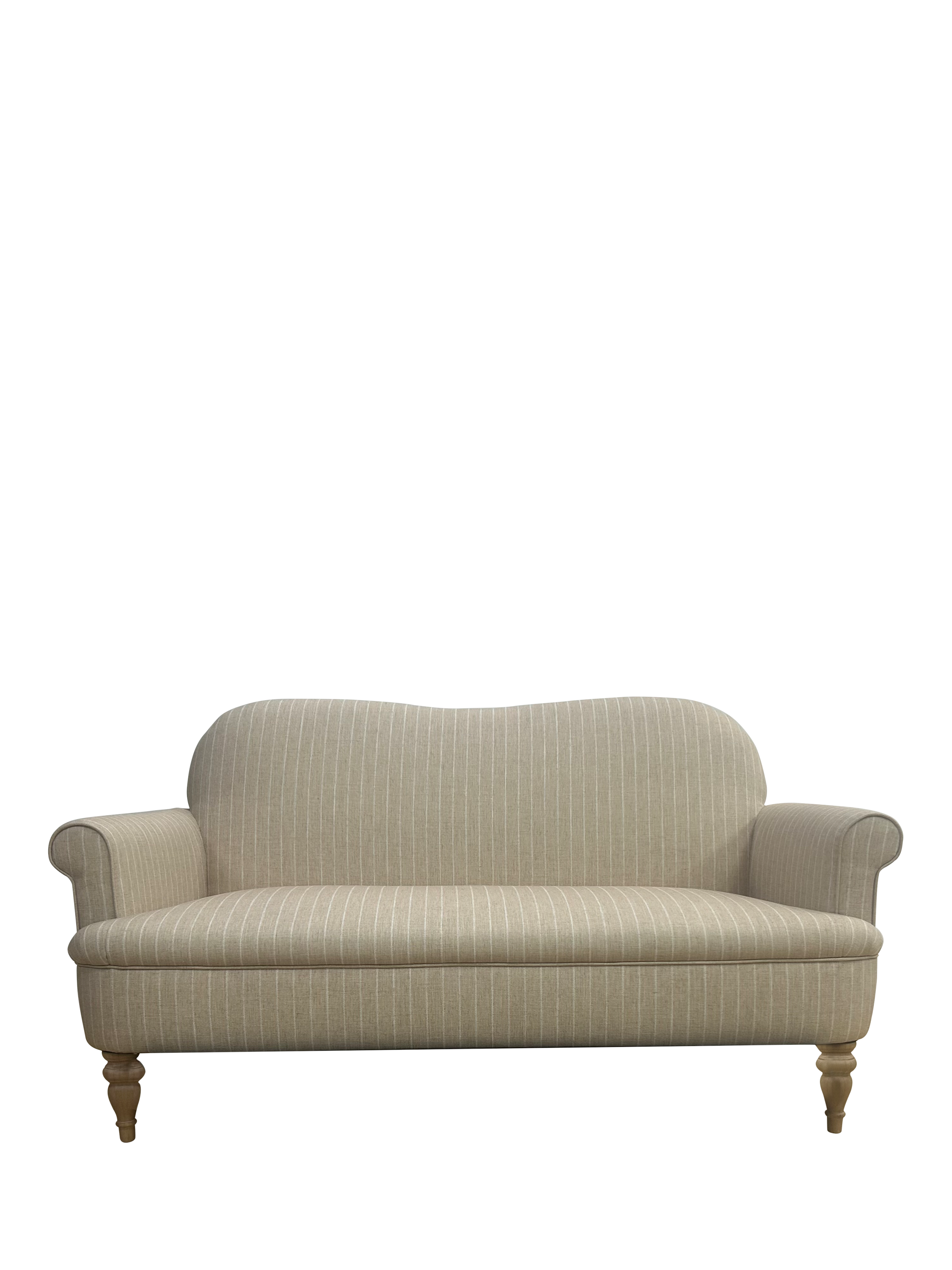 Marlborough Range, John Lewis Marlborough Medium 2 Seater Sofa, Natural Stripe