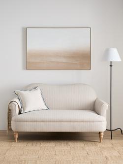 John Lewis Marlborough Medium 2 Seater Sofa, Natural Stripe - view 2, Natural Stripe