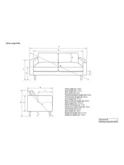 John Lewis ANYDAY Eavis Large 3 Seater Sofa, Light Leg - view 2, Mushroom Boucle