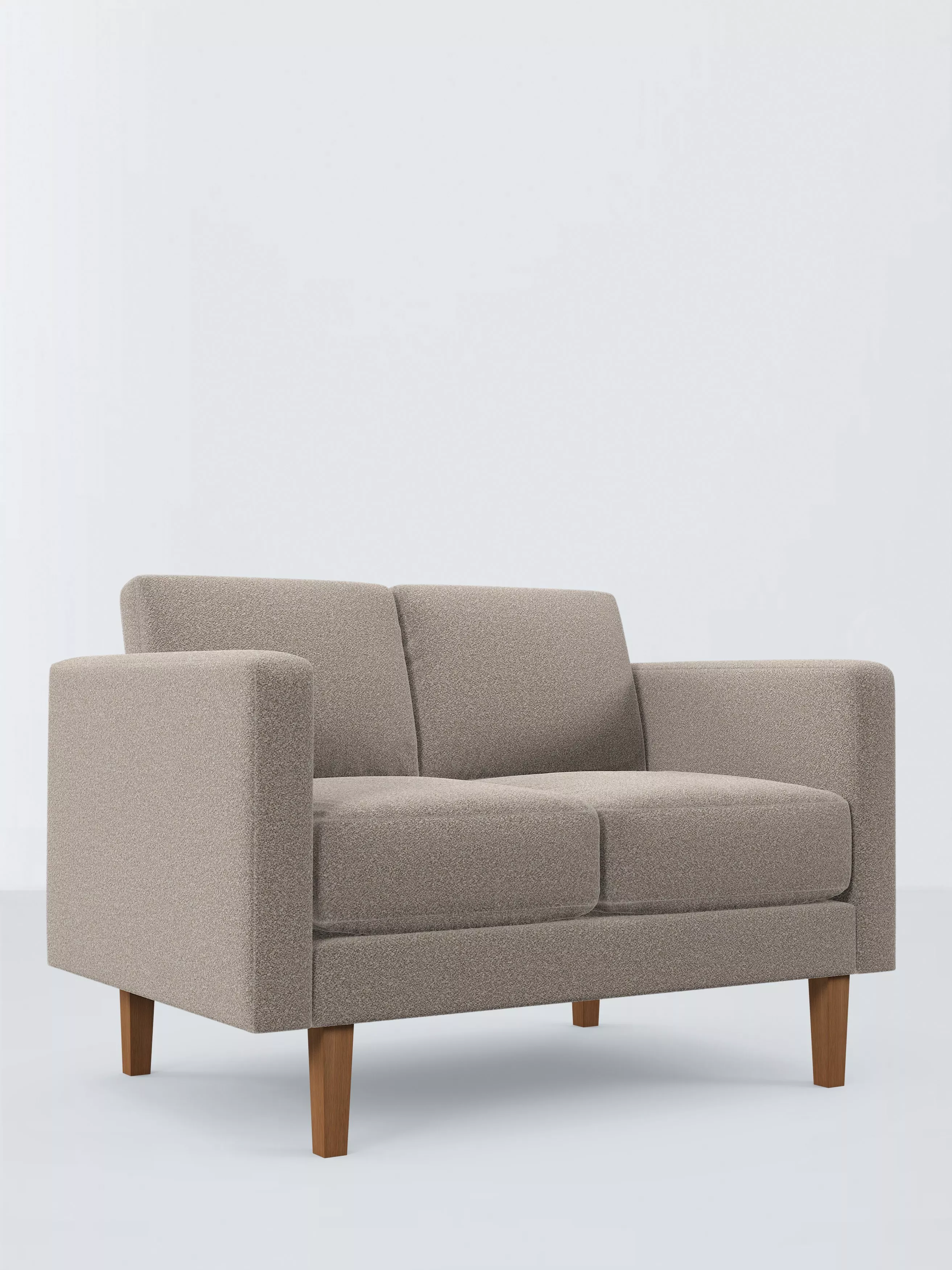 John Lewis ANYDAY Eavis Small 2 Seater Sofa, Light Leg
