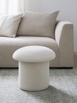 John Lewis Mushroom Footstool - view 2, Natural
