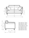 John Lewis Munro High Back Medium 2 Seater Sofa, Light Leg, Textured Linen Duck Egg