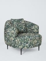 John Lewis Lozenge Armchair, Giardino Dark Khaki