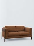 John Lewis Nest Medium 2 Seater Sofa, Dark Leg, Easy Clean Basketweave Chenille Nutmeg