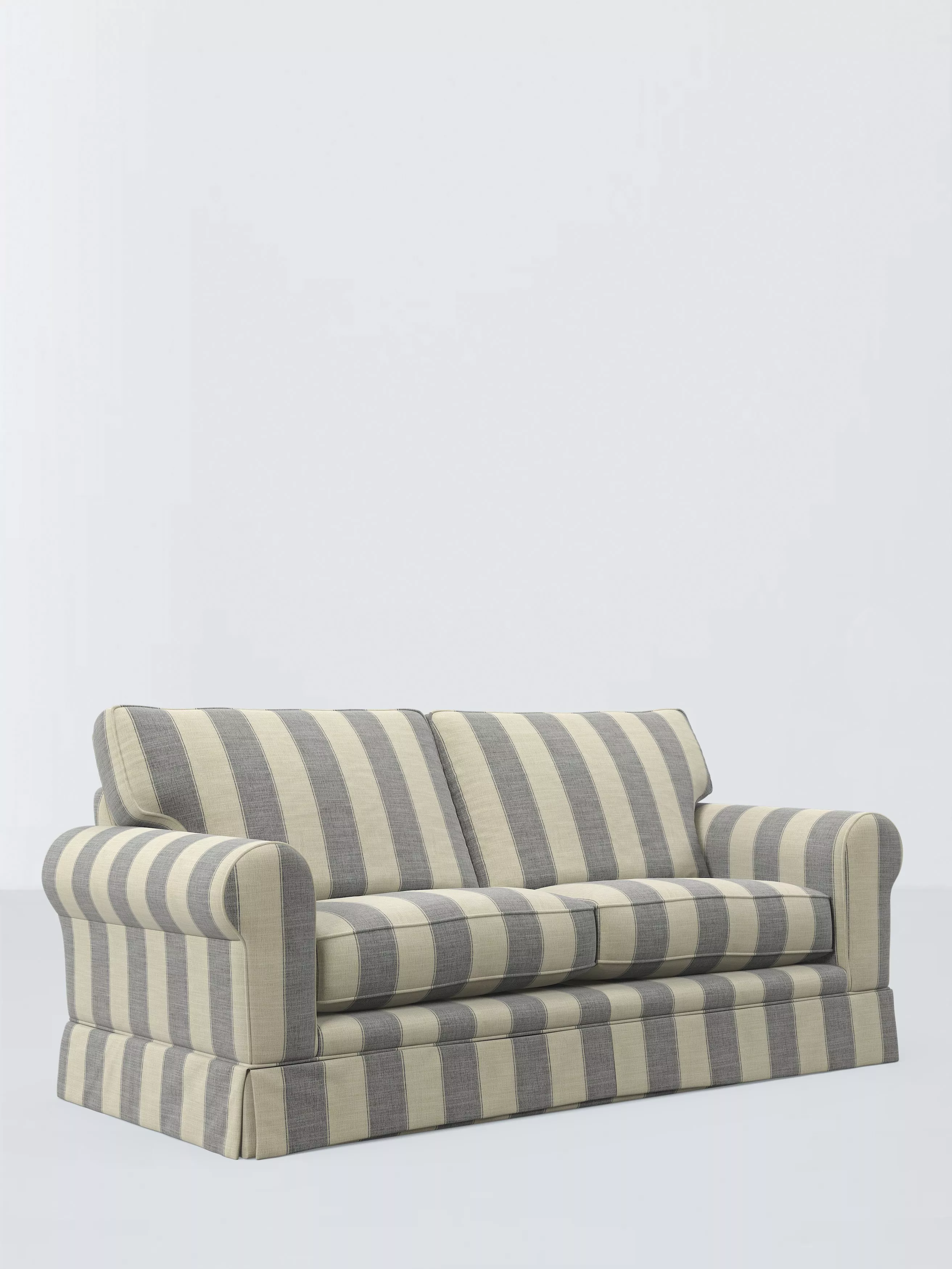 John Lewis Padstow II Large 3 Seater Sofa, Senne Wide Stripe