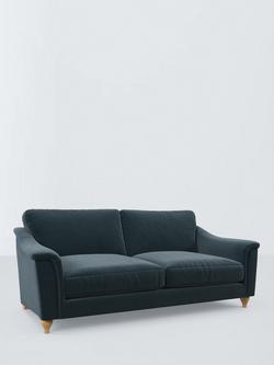 John Lewis Bromley Large 3 Seater Sofa, Soft Chenille Teal