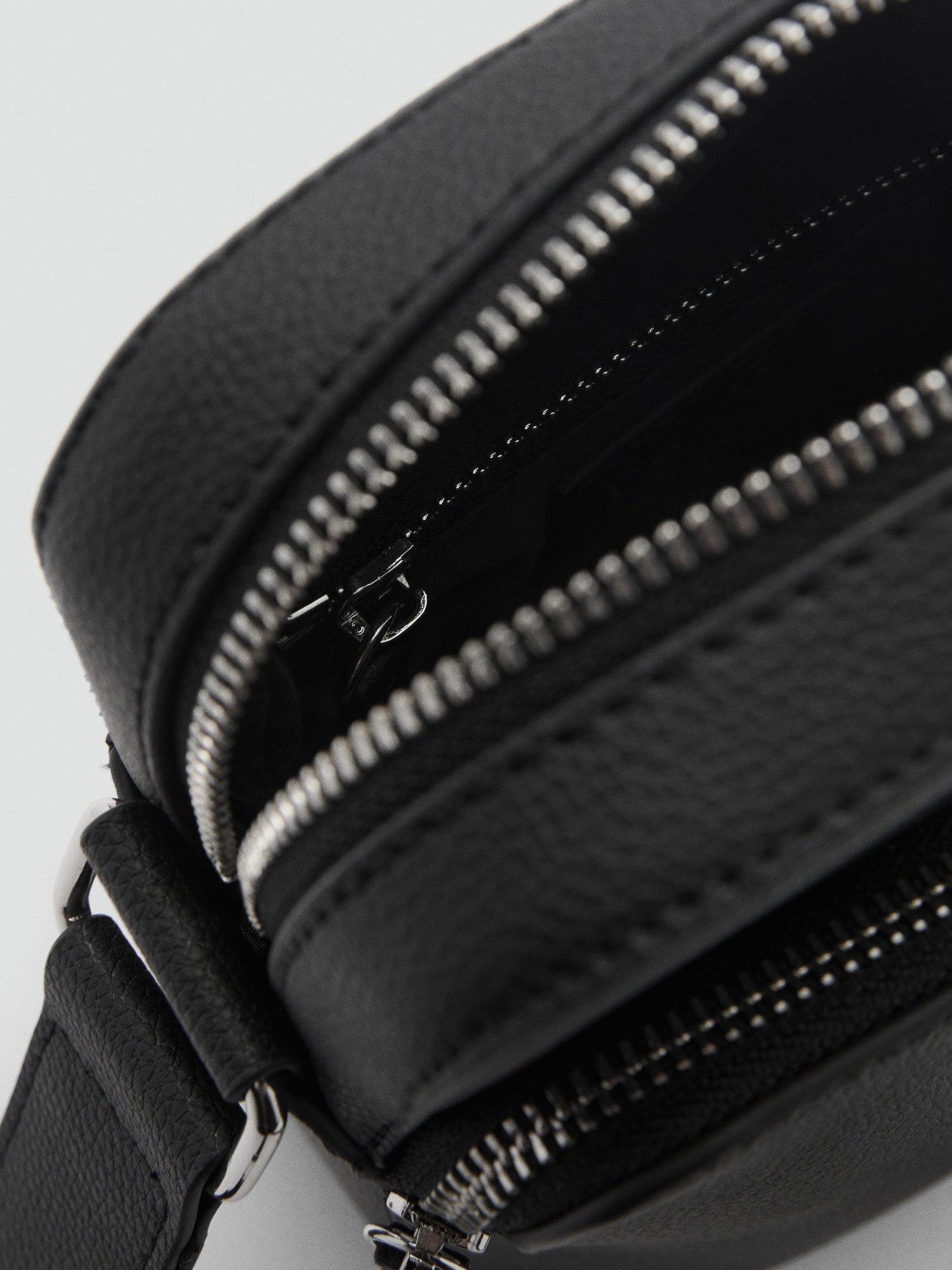 Product image 4 of 5, which shows Mango Park Shoulder Bag, Black