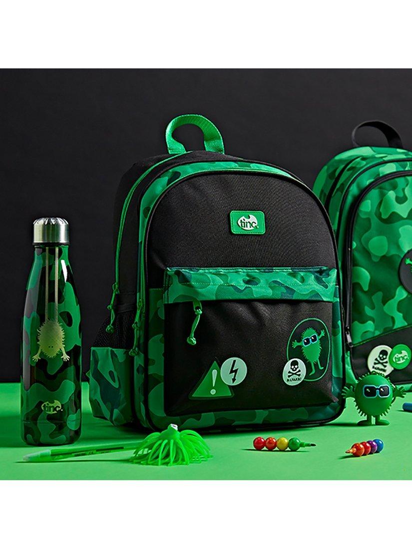 Product image 5 of 5, which shows Tinc Kids' Hugga Camo Backpack, Green