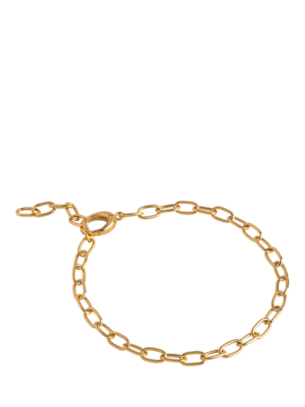 ENAMEL Copenhagen Medium Charm Bracelet, Gold, Yellow Gold