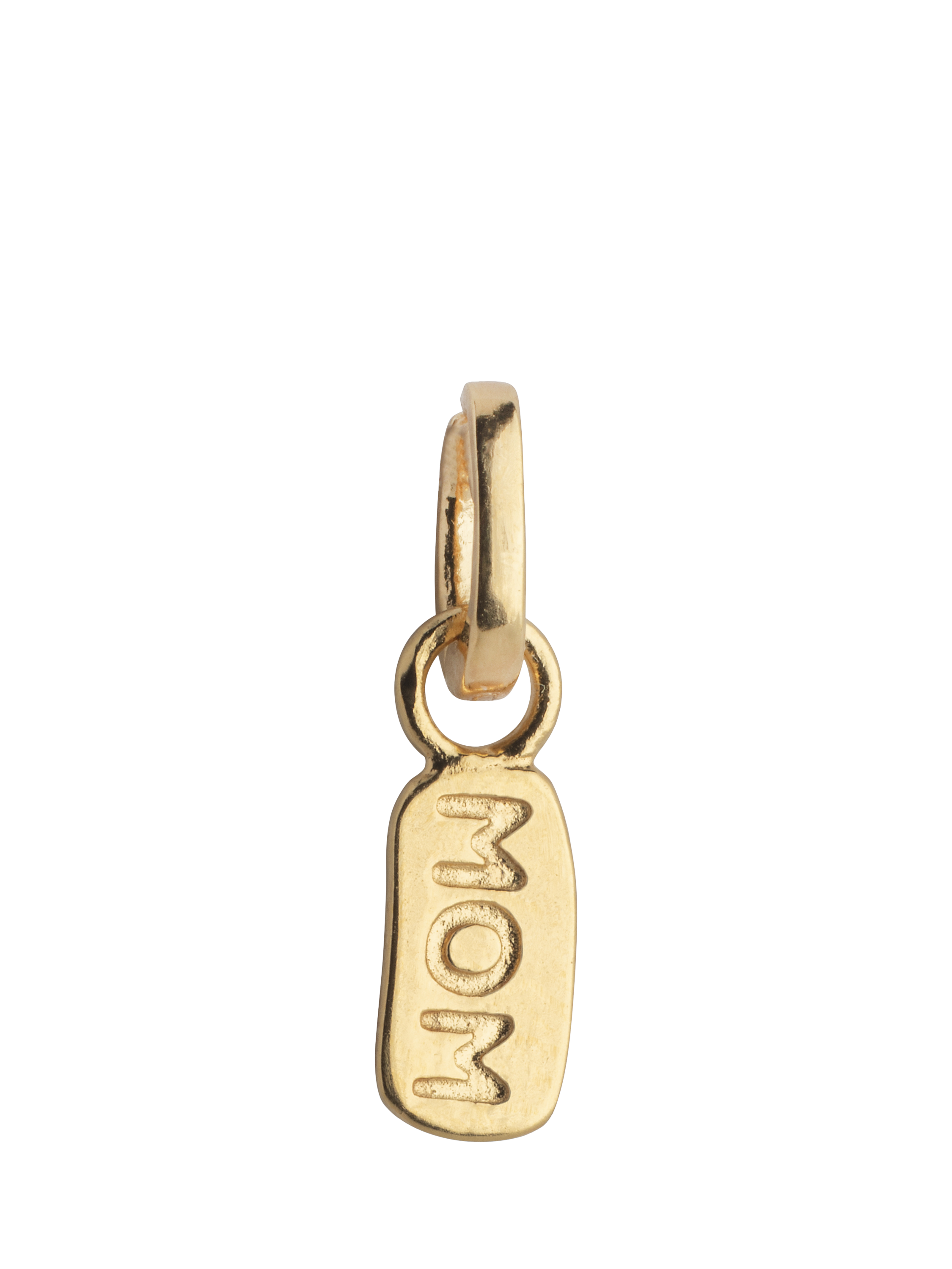 Product image 1 of 5, which shows ENAMEL Copenhagen Mom Tag Charm, Gold