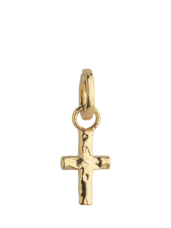 ENAMEL Copenhagen Protective Cross Charm, Gold, Yellow Gold