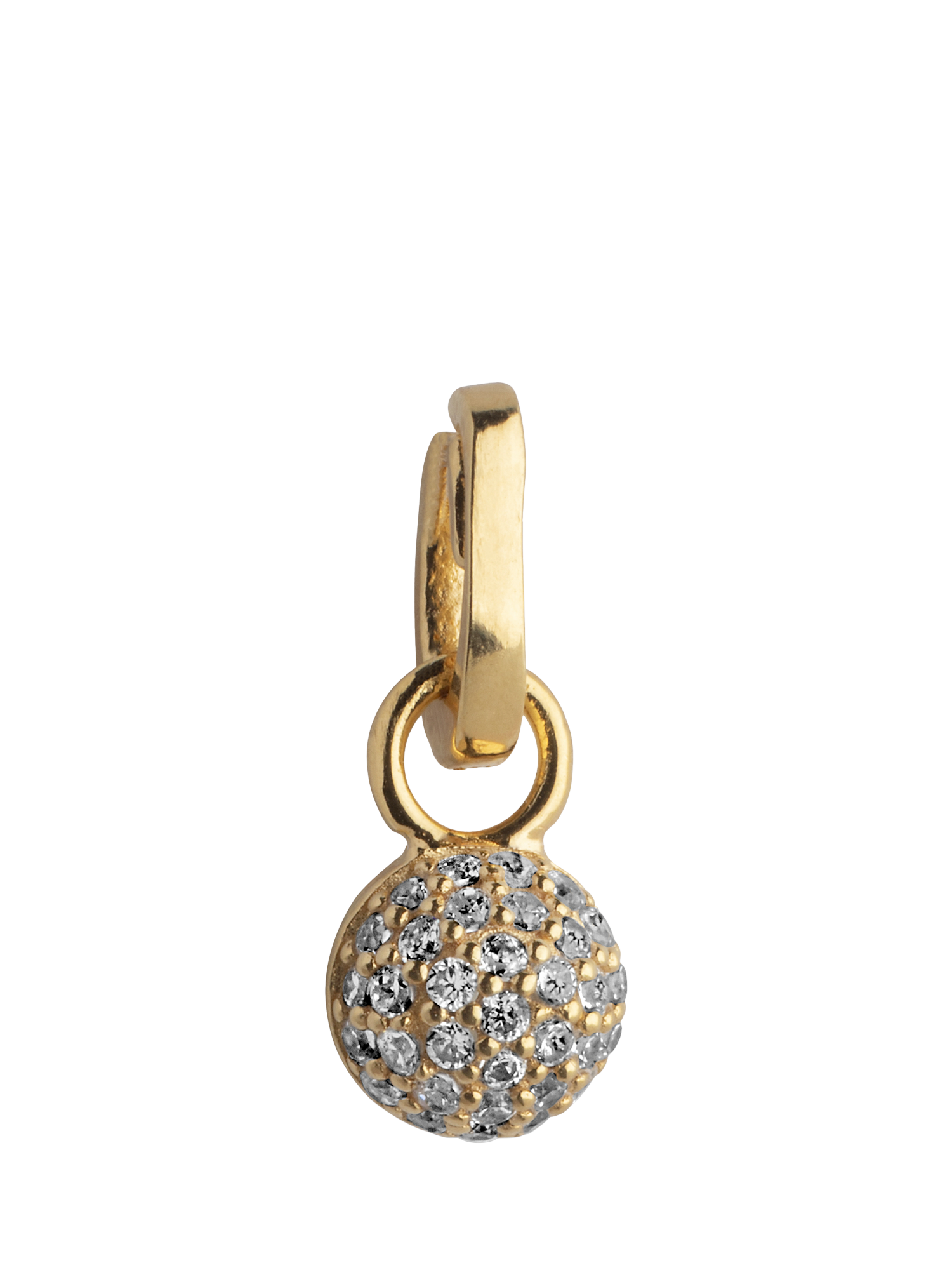 ENAMEL Copenhagen Disco Ball Charm, Gold