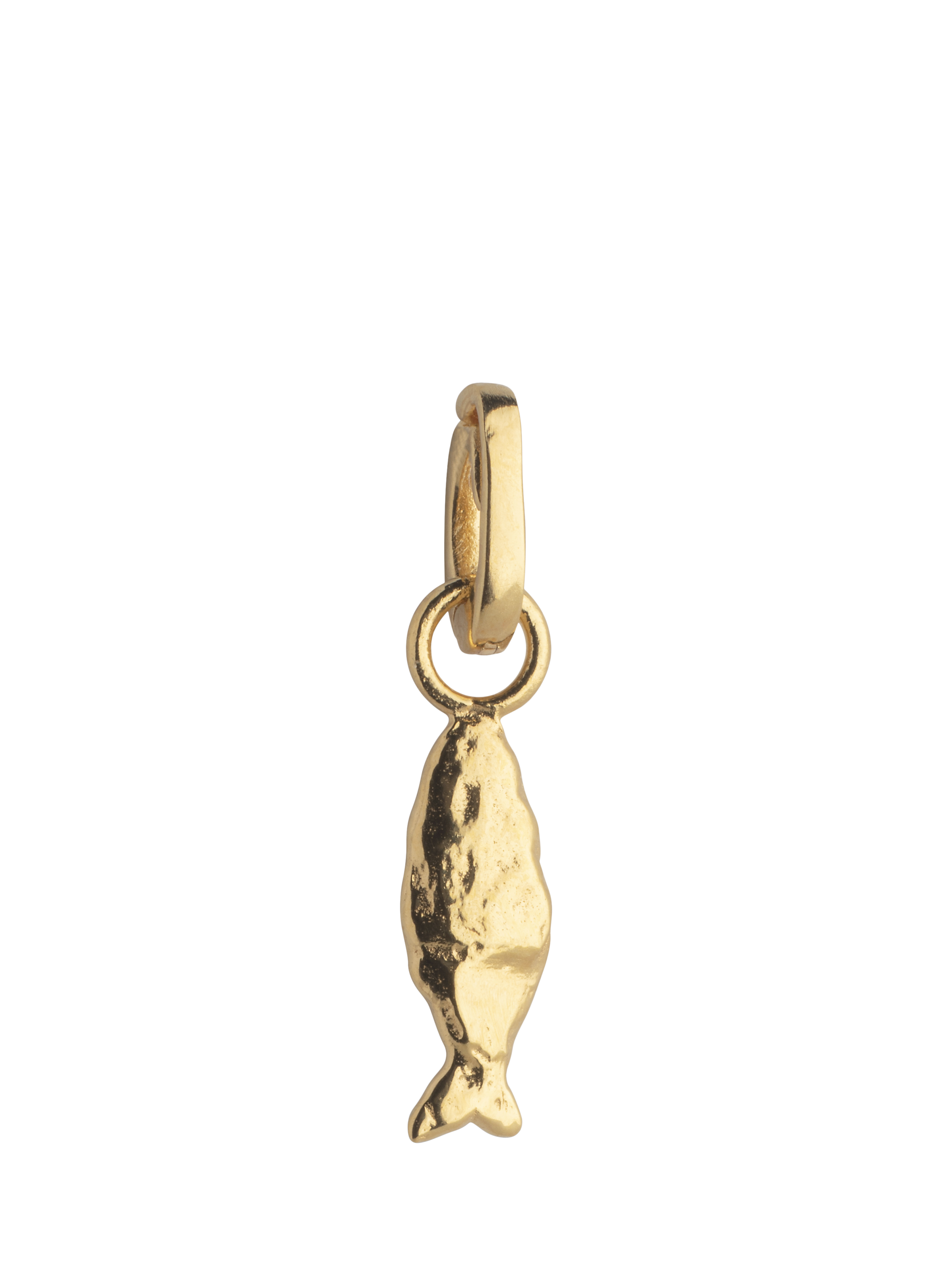 Product image 1 of 4, which shows ENAMEL Copenhagen Flowing Fish Charm, Gold