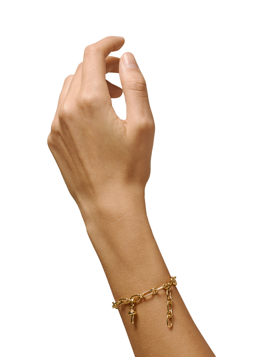 Product image 2 of 4, which shows ENAMEL Copenhagen Adventurous Mushroom Charm, Gold