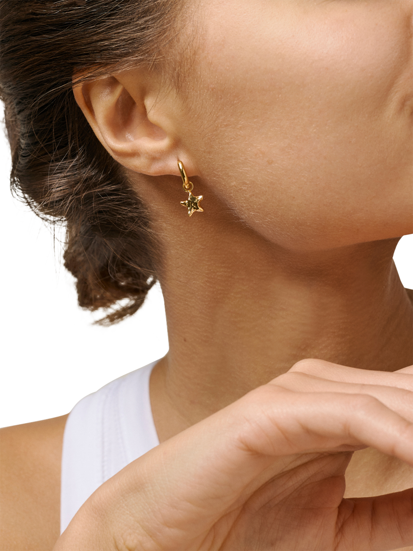 Product image 4 of 6, which shows ENAMEL Copenhagen Chunky Hoop Earrings, Gold