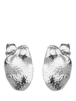 ENAMEL Copenhagen Maia Small Stud Earrings, Silver, Silver